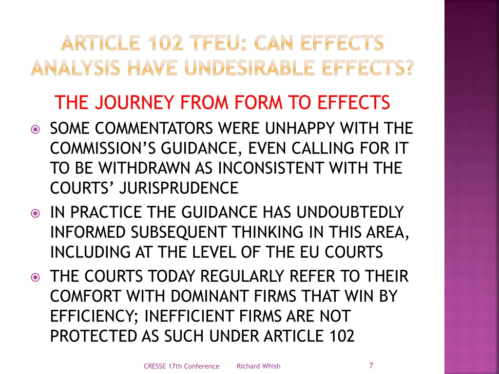 article 102 tfeu can effects analysis have 5
