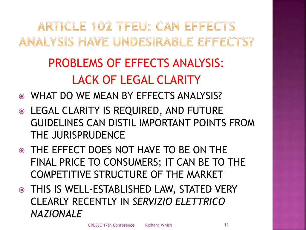 article 102 tfeu can effects analysis have 9