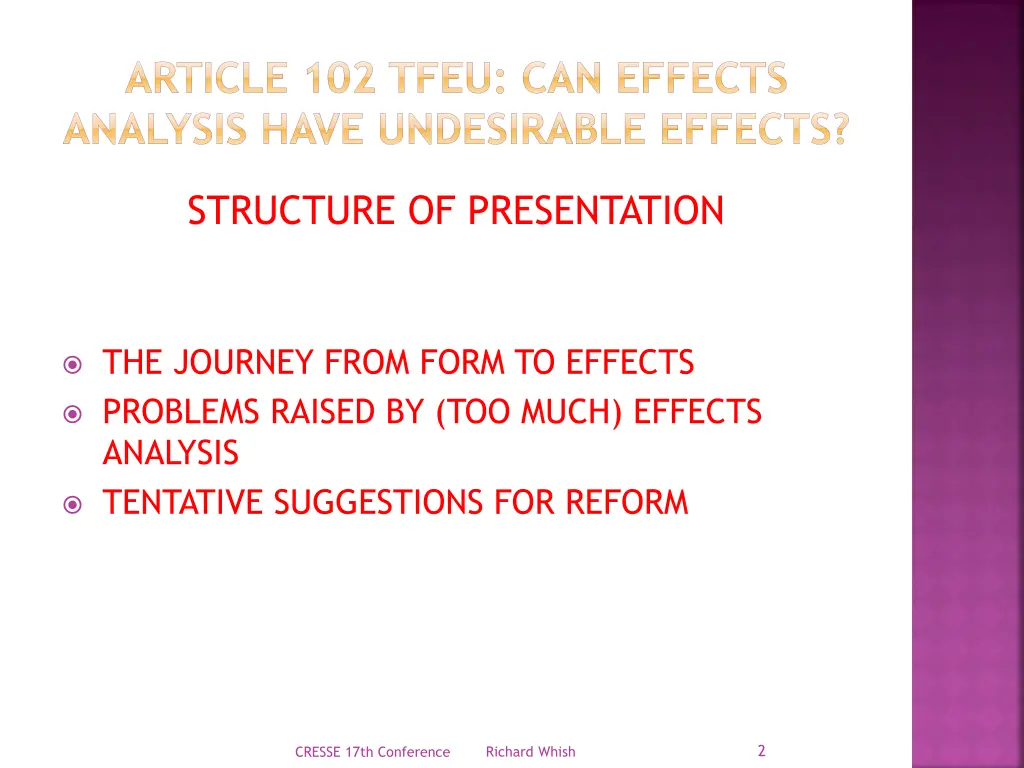 article 102 tfeu can effects analysis have