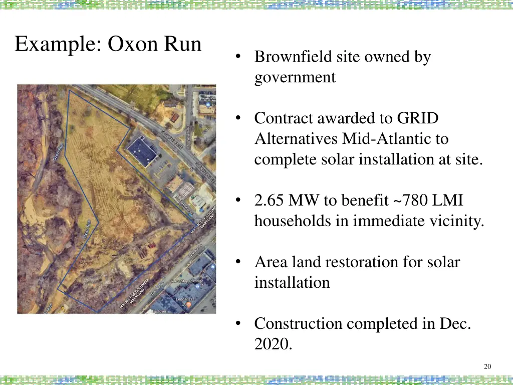 example oxon run