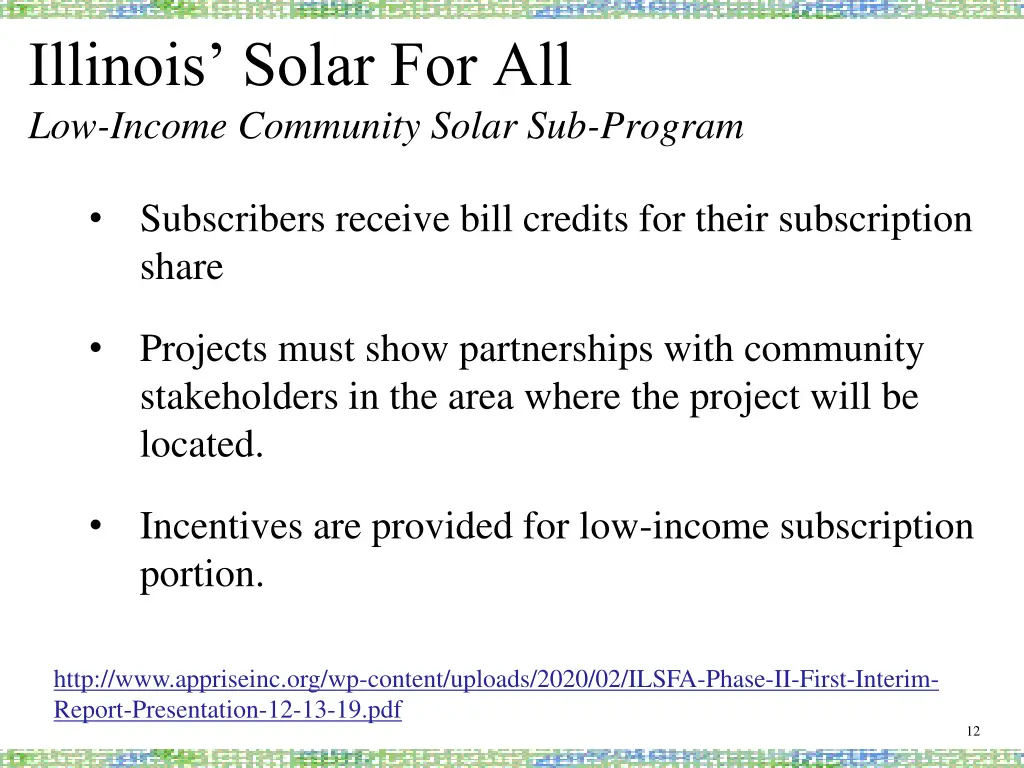illinois solar for all low income community solar