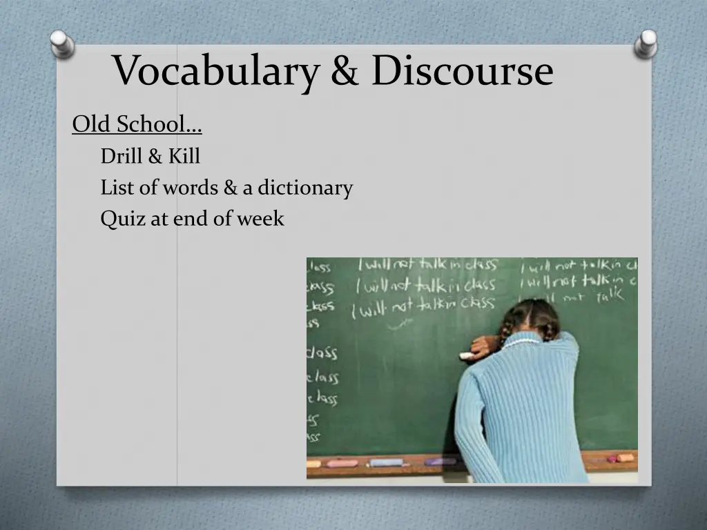 vocabulary discourse