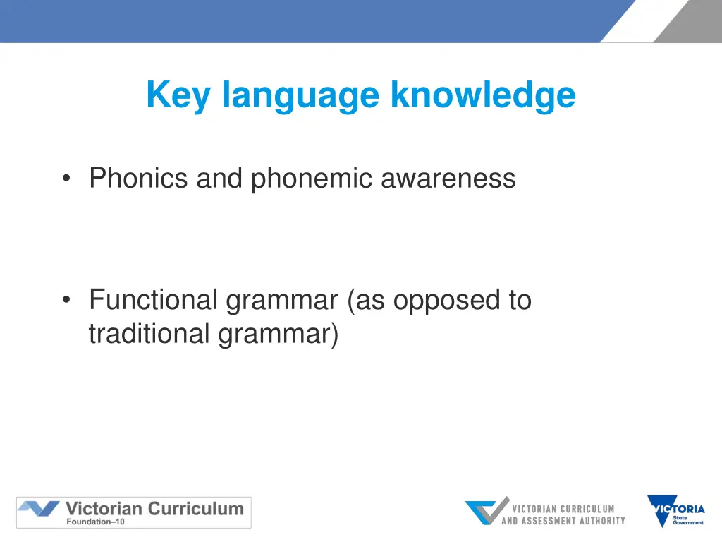 key language knowledge