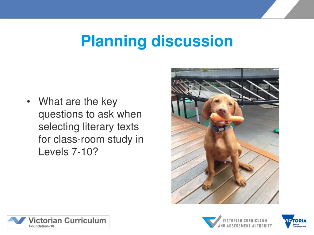 planning discussion 1