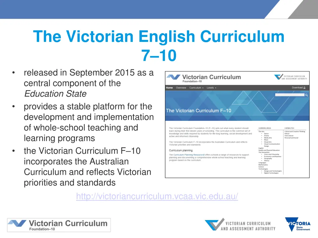 the victorian english curriculum 7 10 released