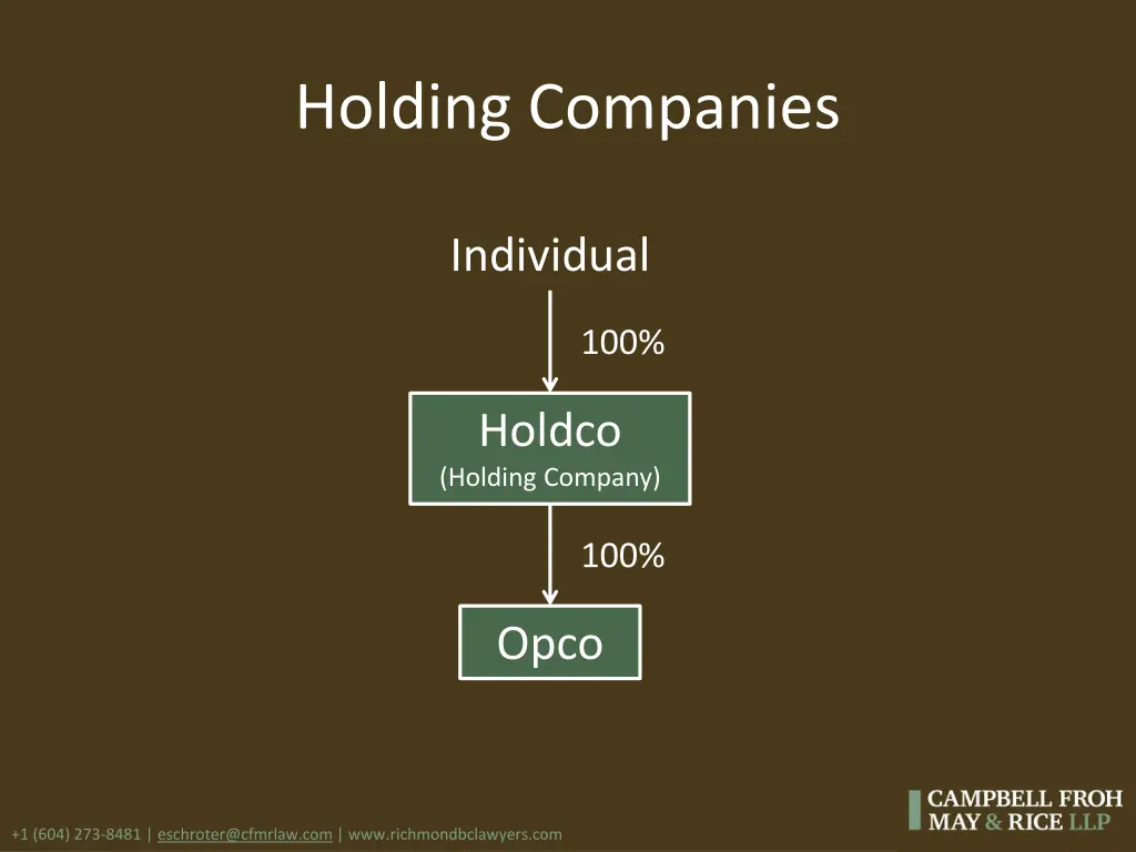 holding companies