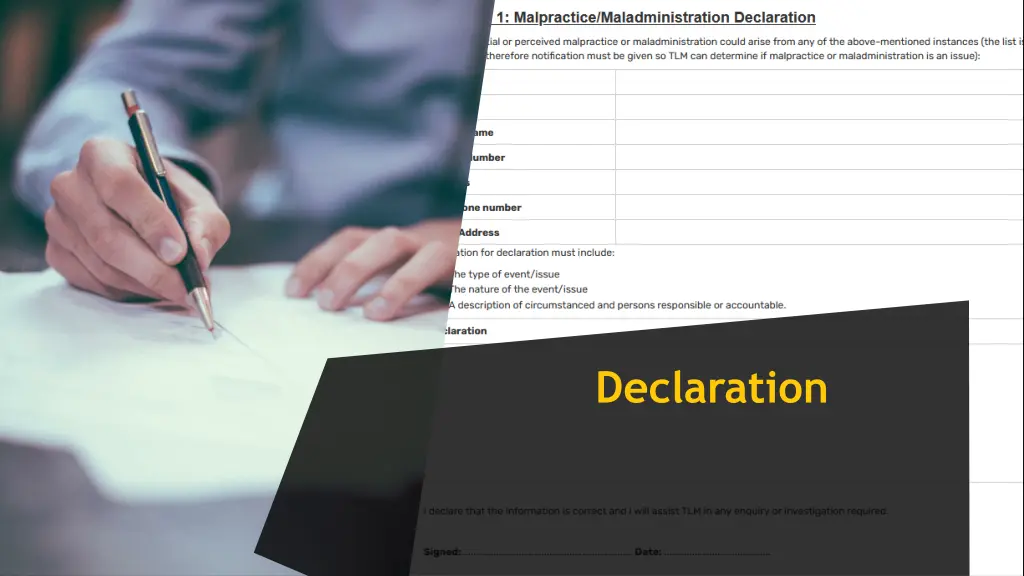declaration