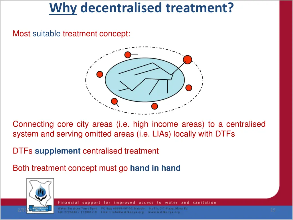 why decentralised treatment 1