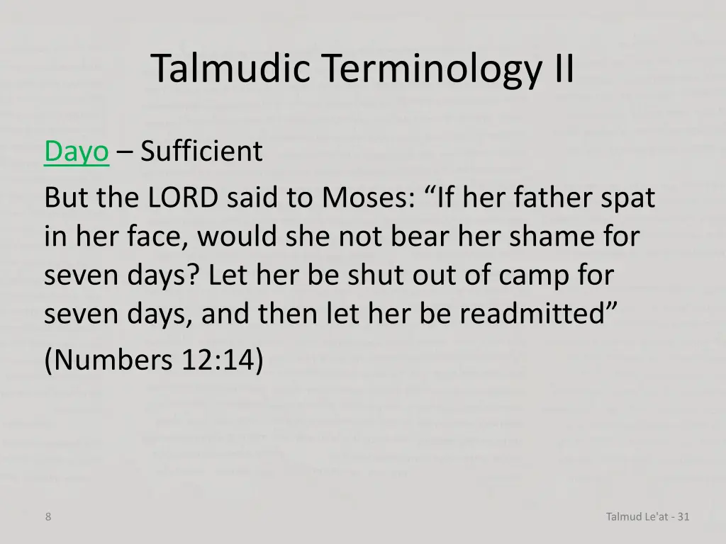 talmudic terminology ii