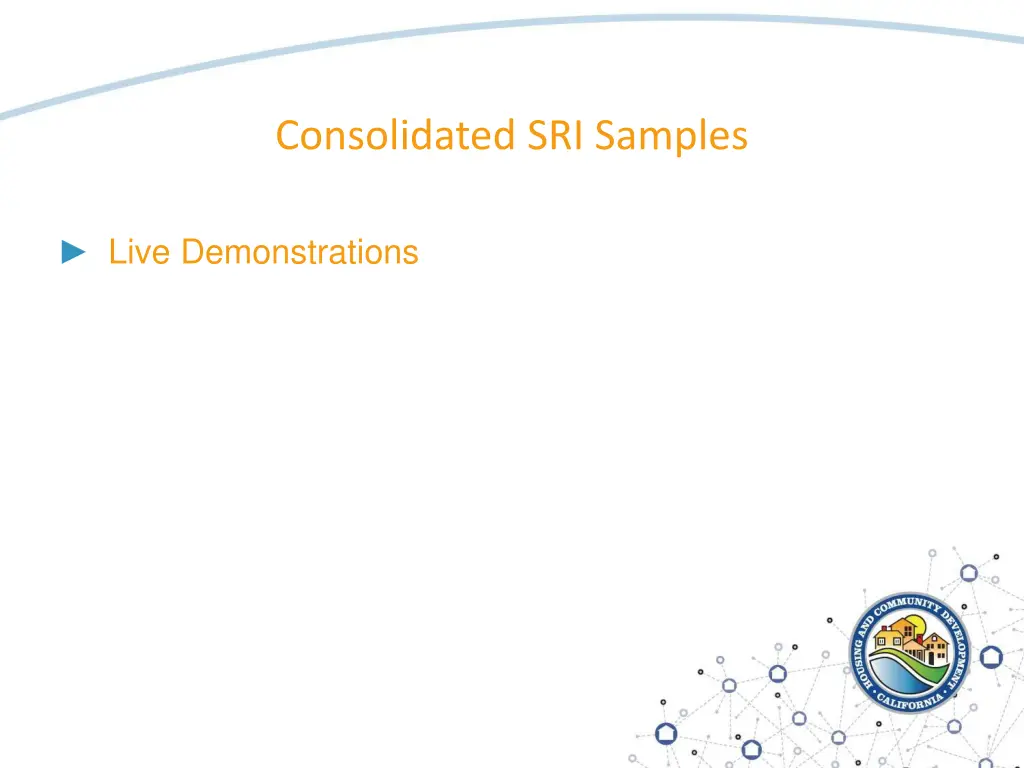 consolidated sri samples
