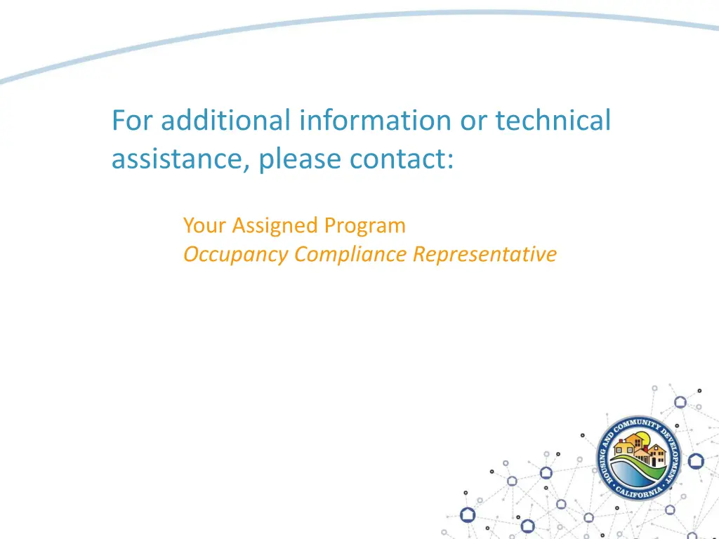 for additional information or technical