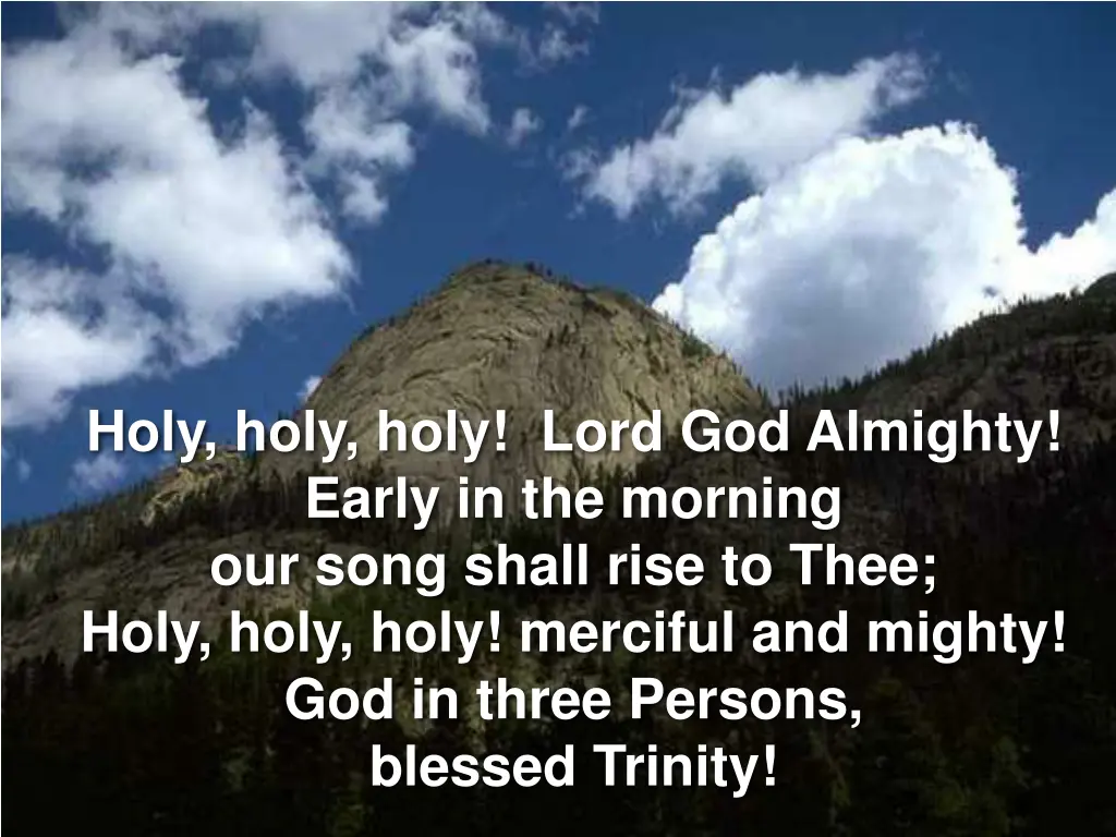 holy holy holy 1 4