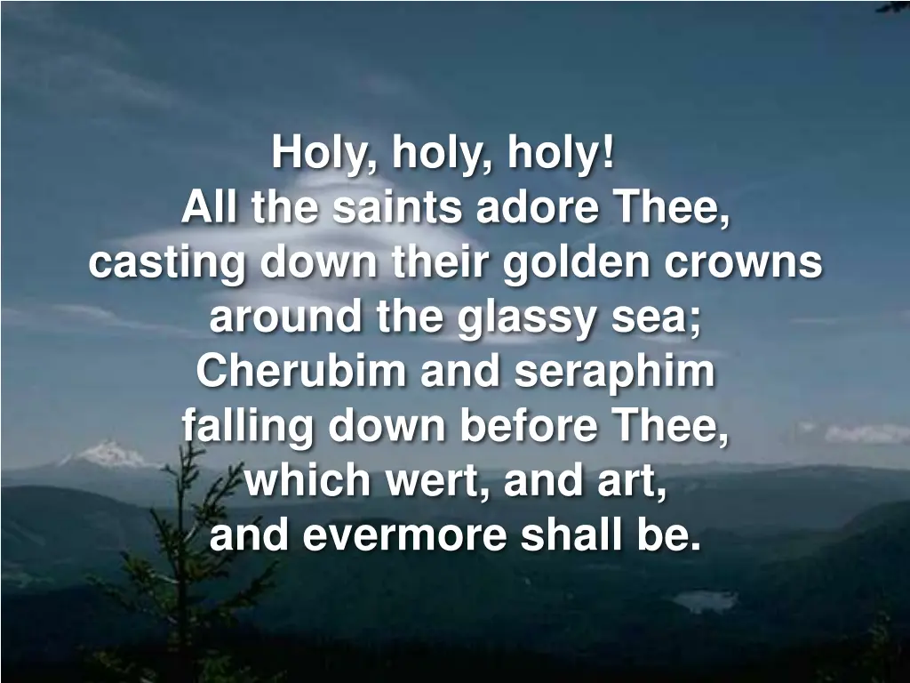 holy holy holy 2 4 holy holy holy all the saints