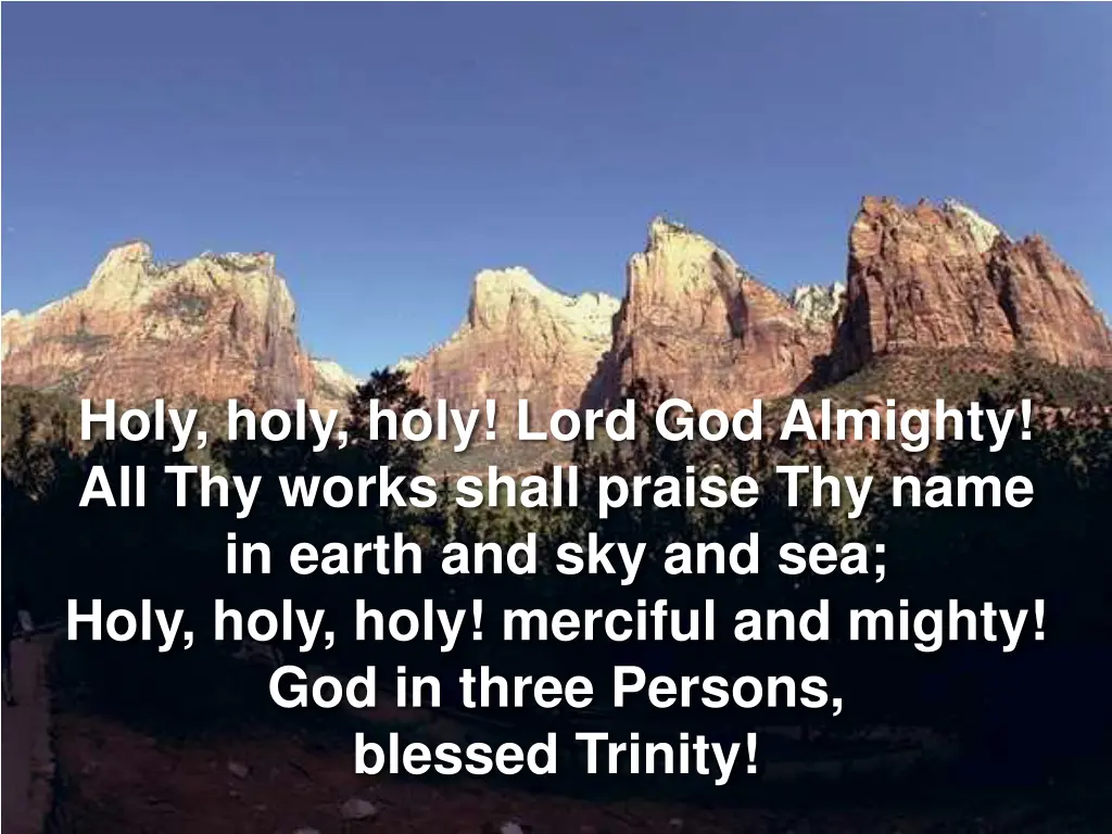 holy holy holy 4 4