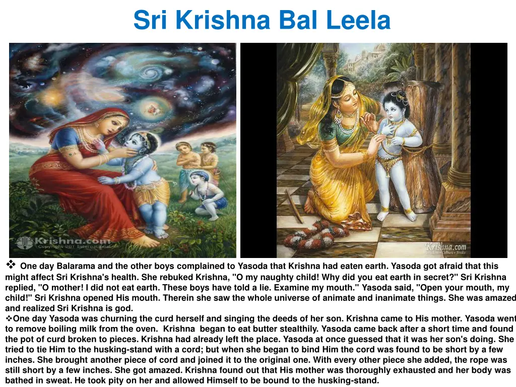 sri krishna bal leela 1