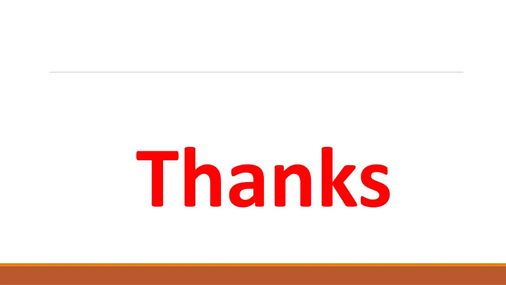 thanks