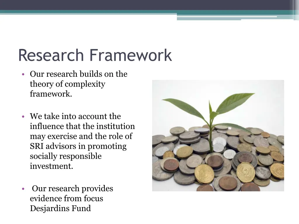 research framework