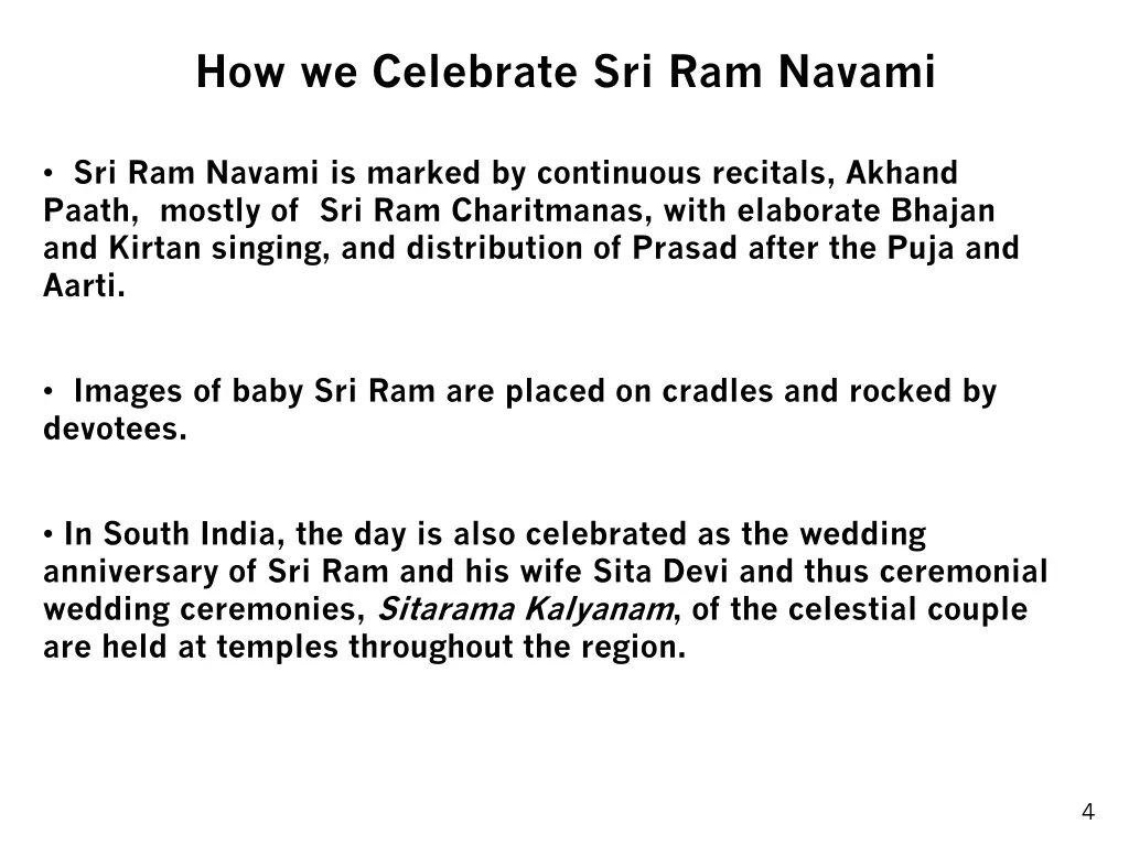 how we celebrate sri ram navami