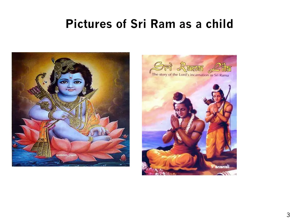 pictures of sri ram as a child