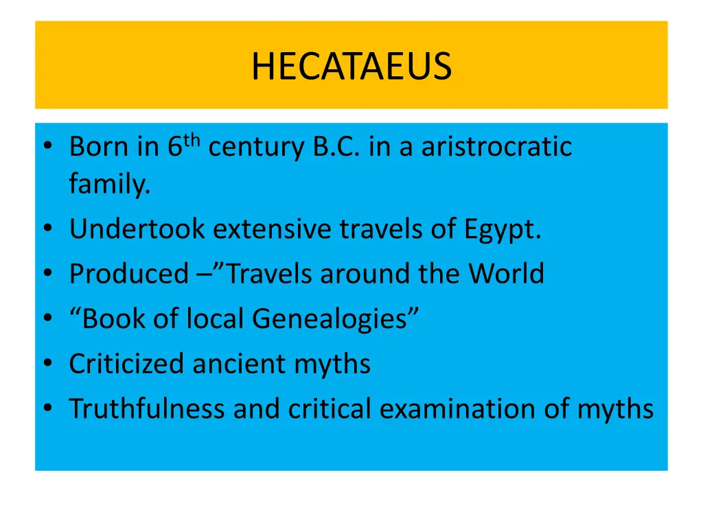 hecataeus