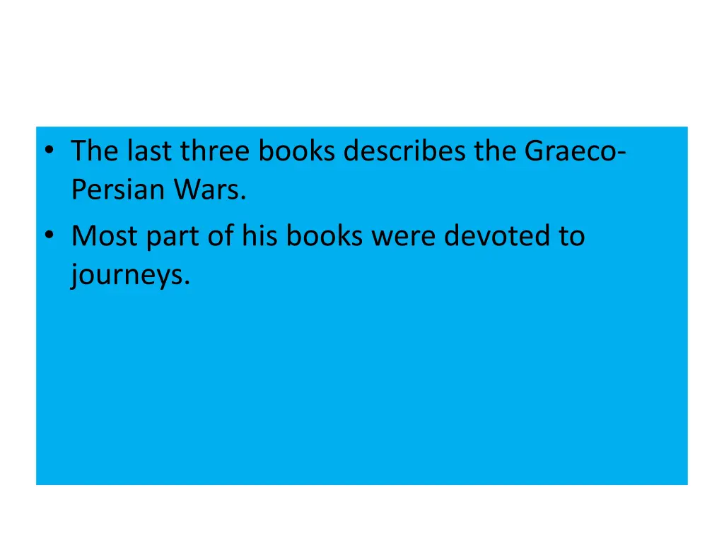the last three books describes the graeco persian