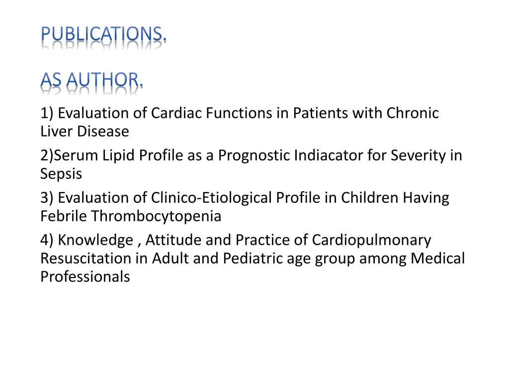 publications publications