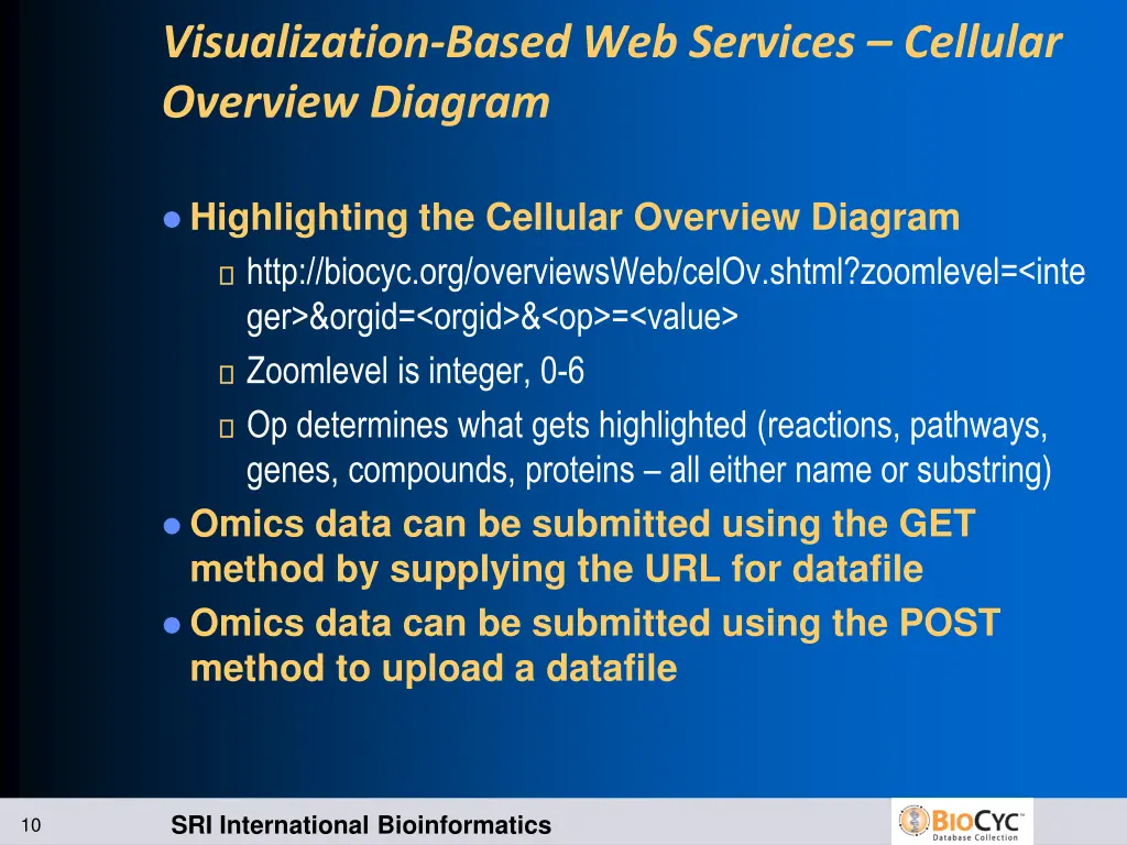 visualization based web services cellular