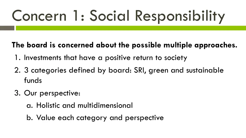 concern 1 social responsibility