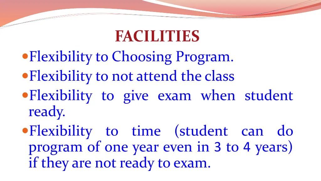 facilities