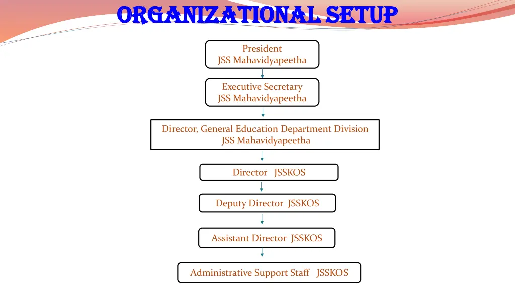 organizational setup organizational setup