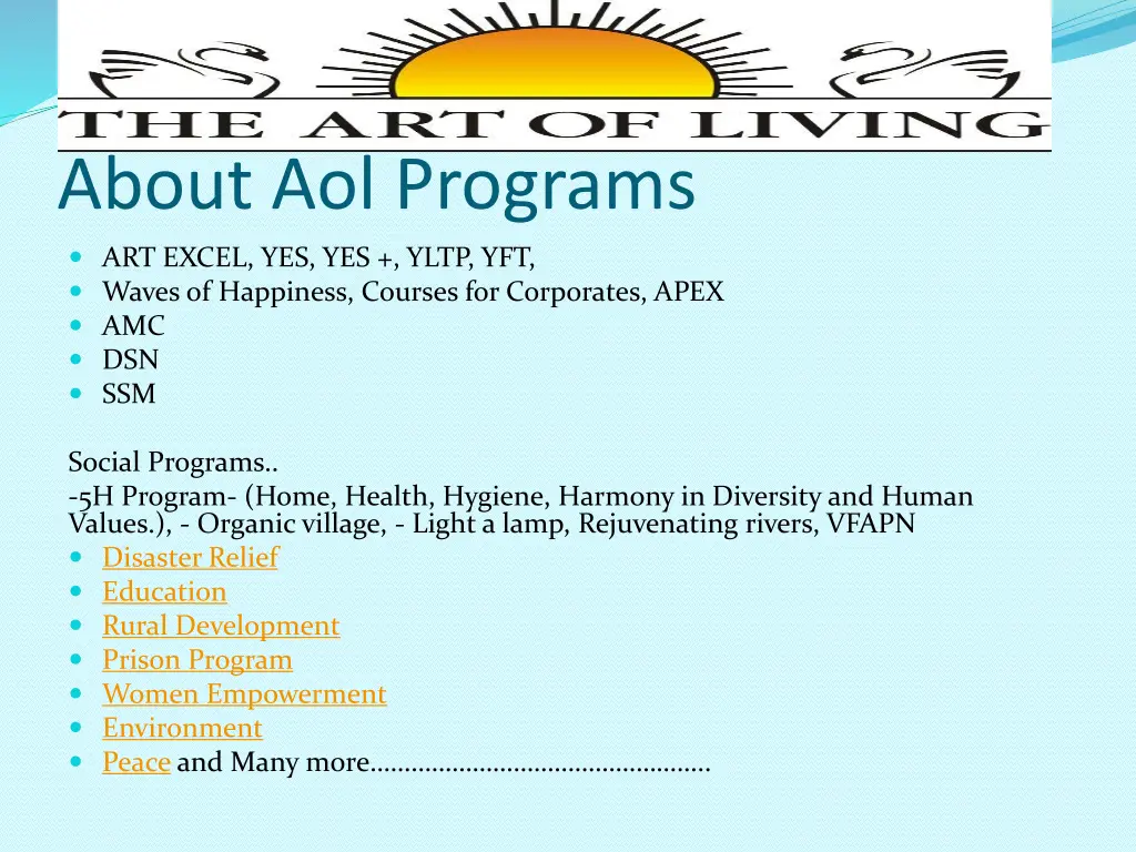 about aol programs