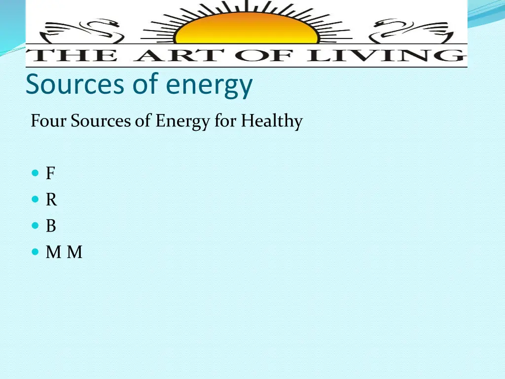 sources of energy