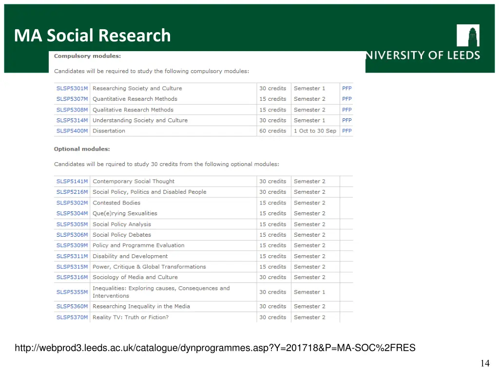 ma social research