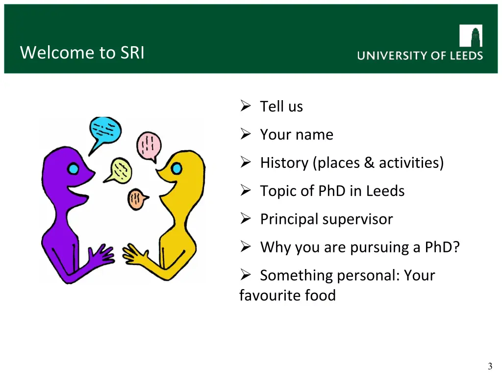 welcome to sri