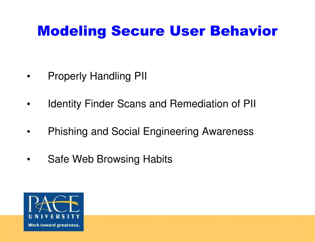 modeling secure user behavior