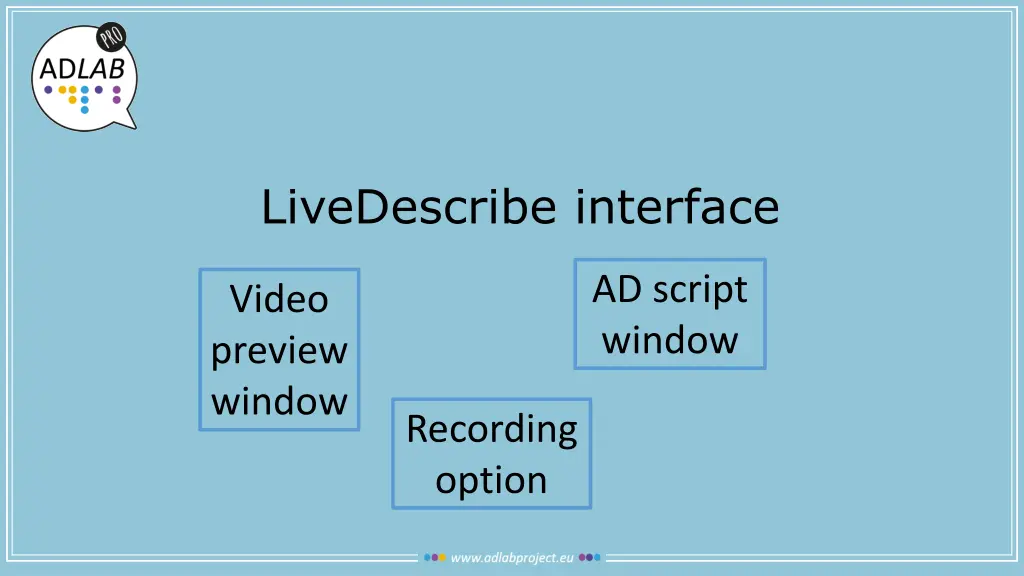 livedescribe interface