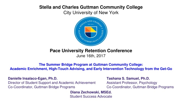 stella and charles guttman community college city