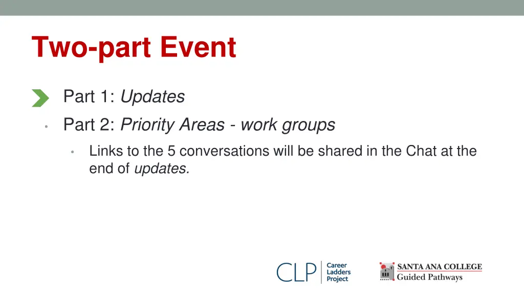 two part event