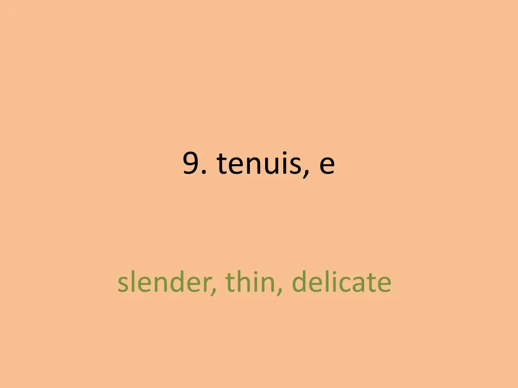 9 tenuis e 1