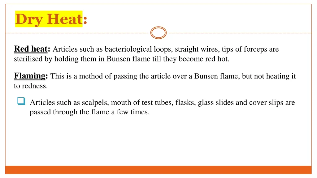 dry heat