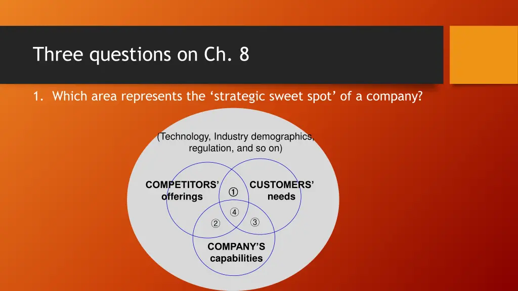 three questions on ch 8