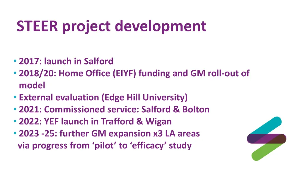 steer project development