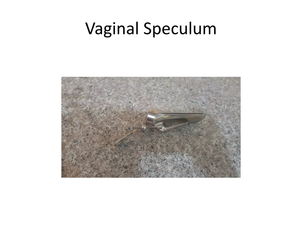 vaginal speculum 1