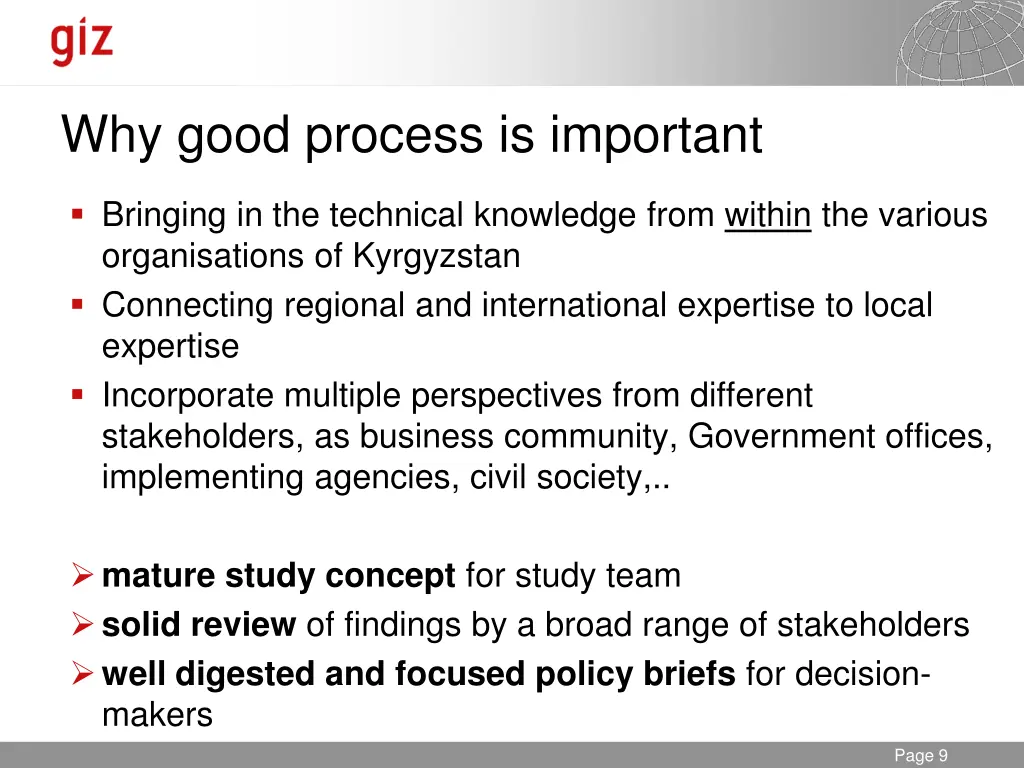 why good process is important