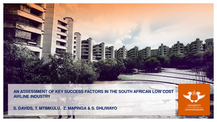 an assessment of key success factors in the south