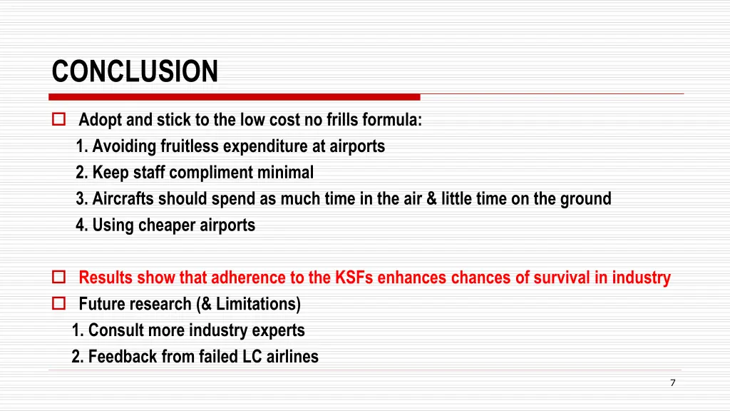 conclusion