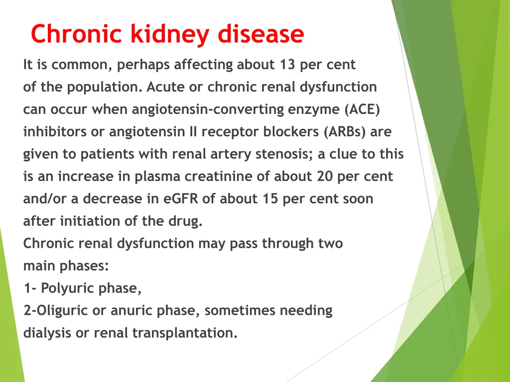 chronic kidney disease
