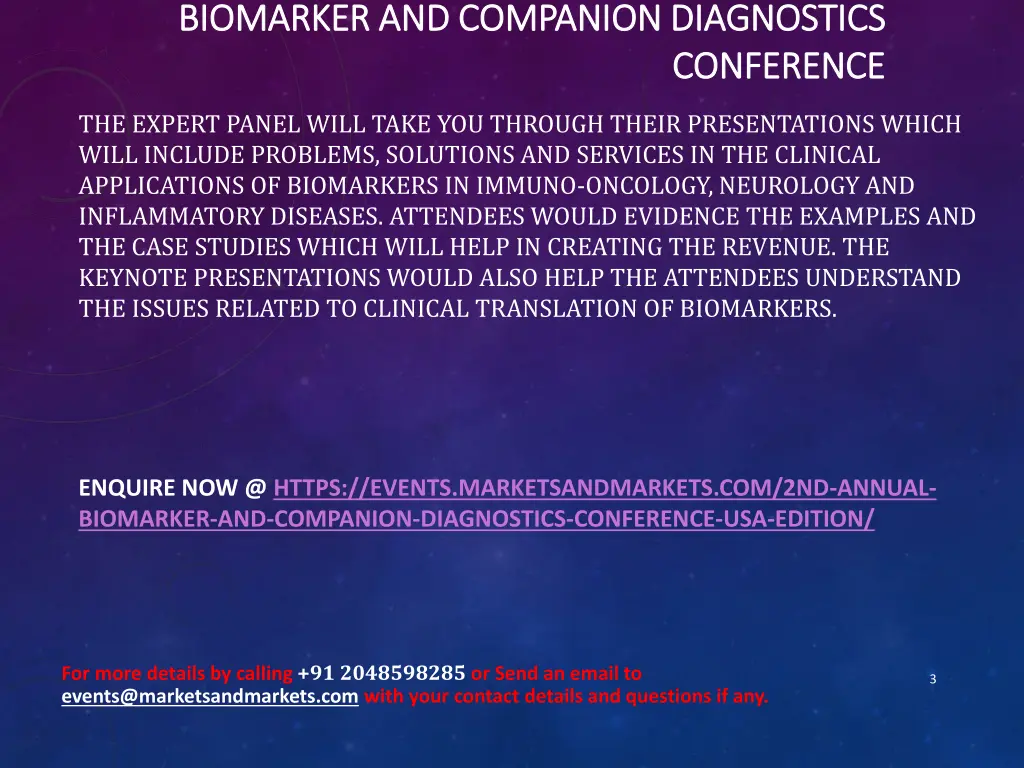 biomarker and companion diagnostics biomarker 1