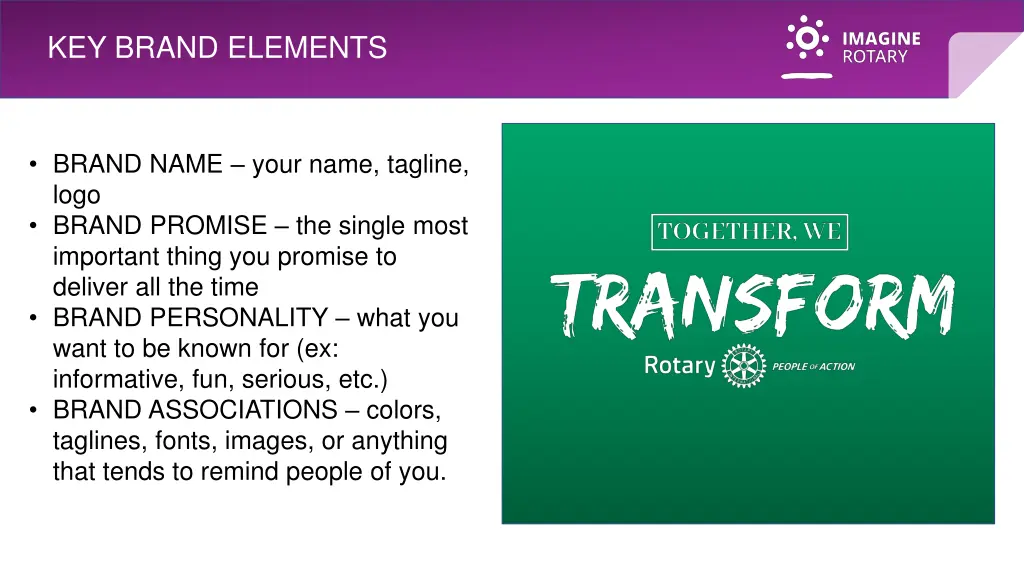 key brand elements