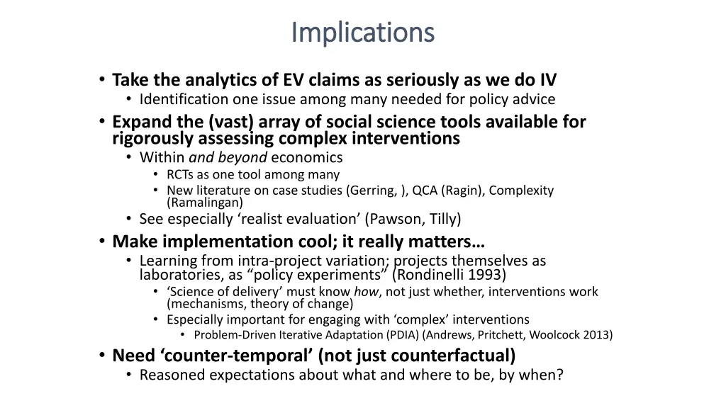 implications implications